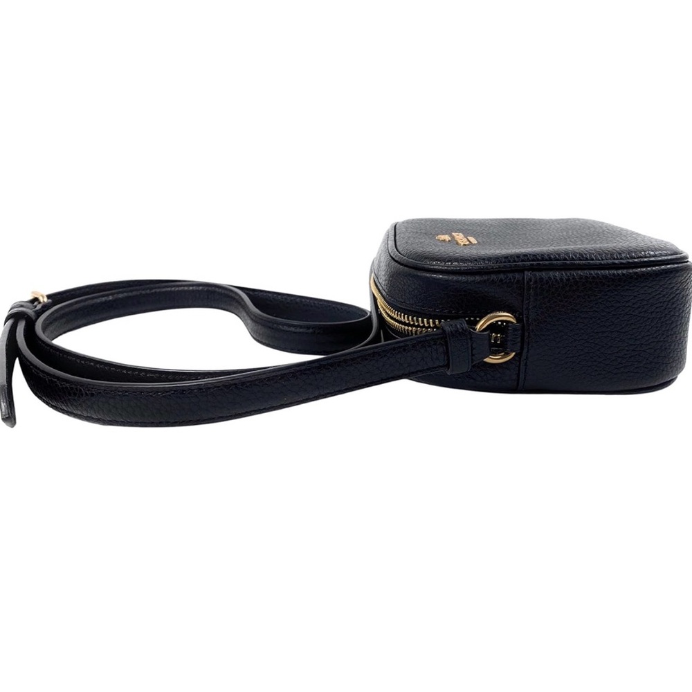 Coach Black Pebbled Leather Crossbody Jamie Camera Bag (big version) like NEW - Picture 2 of 7